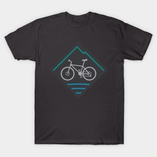 Mountain Bike Outdoor Cycling Logo T-Shirt